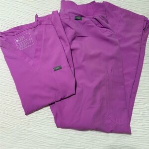 Figs Women's Scrub Set in Purple